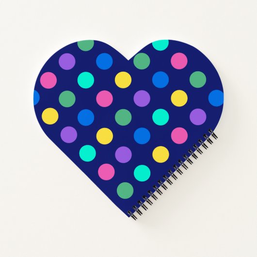 Colorful Geometric Dots ノートブック (裏面)