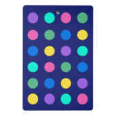 Colorful Geometric Dots ミニクリップボード (裏面)