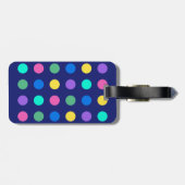 Colorful Geometric Dots ラゲッジタグ (裏面横)