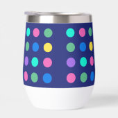 Colorful Geometric Dots Drinkware Design - (右面)