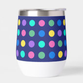 Colorful Geometric Dots Drinkware Design -  (左面)