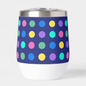 Colorful Geometric Dots Drinkware Design -  (正面)