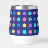 Colorful Geometric Dots Drinkware Design -  (背面)