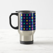 Colorful Geometric Dots Drinkware Design -  トラベルマグ (左)