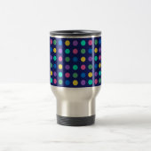 Colorful Geometric Dots Drinkware Design -  トラベルマグ (中央)