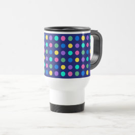 Colorful Geometric Dots Drinkware Design -  トラベルマグ