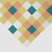 Colorful Geometric Grid Pattern with Retro Palette 薄葉紙 (詳細)