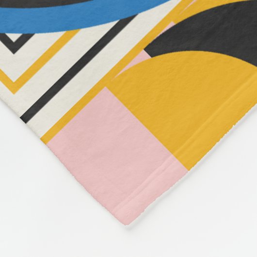Colorful Geometric Pattern  フリースブランケット (角)