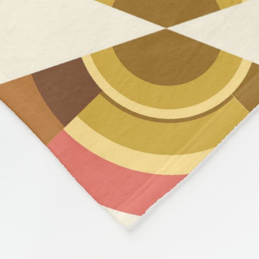 Colorful Geometric Pattern  フリースブランケット (角)