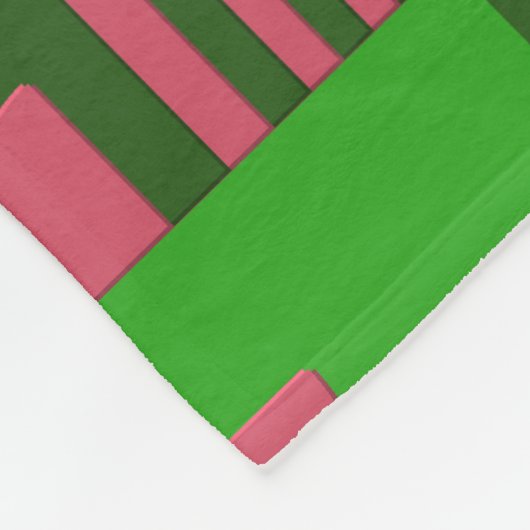 Colorful Geometric Pattern  フリースブランケット (角)