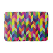 Colorful Geometric Pattern Design – Modern Stylish バスマット (正面)