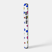Colorful geometric pattern iPhoneケース (左側面)