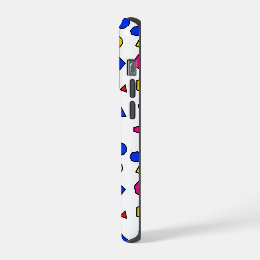 Colorful geometric pattern iPhoneケース (左側面)
