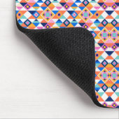 Colorful geometric pattern mouse pad  マウスパッド (コーナー)