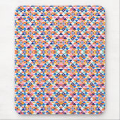 Colorful geometric pattern mouse pad  マウスパッド (正面)