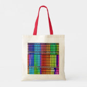 Colorful Geometric Pattern Tote Bag | Modern Abstr トートバッグ (裏面)