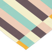 Colorful geometric pattern with vertical stripes  ショートテーブルランナー (コーナー)