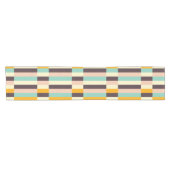 Colorful geometric pattern with vertical stripes  ショートテーブルランナー (横)
