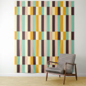 Colorful geometric pattern with vertical stripes  タペストリー (インサイチュ)