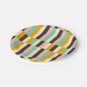 Colorful geometric pattern with vertical stripes  ペーパープレート (アングル)