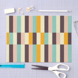 Colorful geometric pattern with vertical stripes  薄葉紙