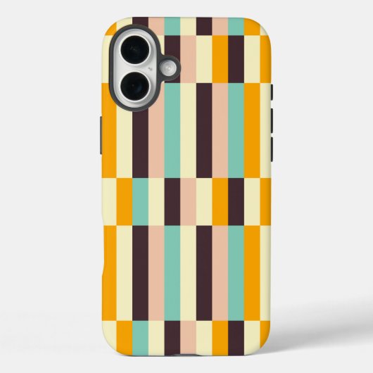 Colorful geometric pattern with vertical stripes  Case-Mate iPhoneケース (裏面)