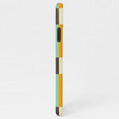 Colorful geometric pattern with vertical stripes  iPhoneケース (右側)
