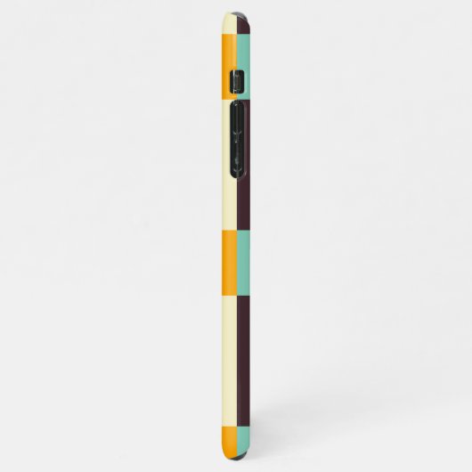 Colorful geometric pattern with vertical stripes  iPhoneケース (左側)