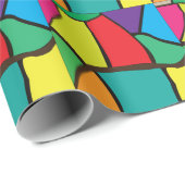 Colorful Geometric Shapes ラッピングペーパー (ロールコーナー)