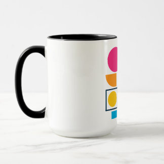 Colorful Geometric Shapes – Abstract Modern Design マグカップ