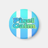 Colorful Geometric Spectrum Design マグネット (正面)