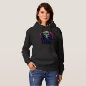 Colorful Geometric Turkey Vulture Bird  Pop Animal パーカ (正面フル)