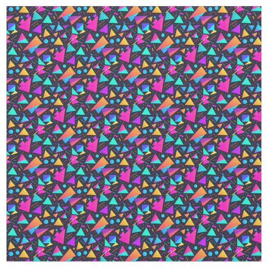 Colorful Geometrics ファブリック (クローズアップ)