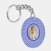 Colorful Gift Ideas For Men Stripe Pattern キーホルダー (正面左)