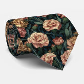 Colorful Gifts For Father Carnation Flower ネクタイ (ロール)