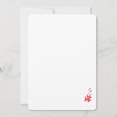 Colorful Gladiolus Flowers シーズンカード (裏面)