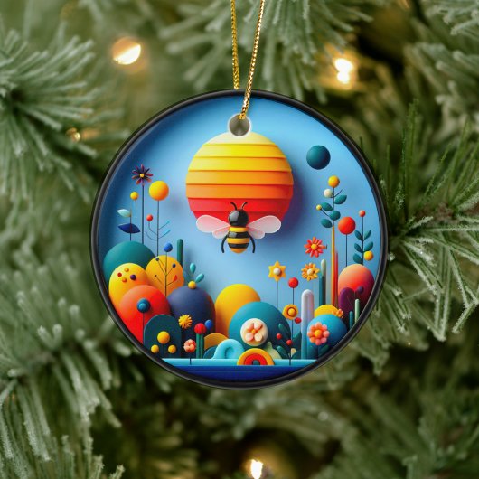 Colorful Glass Garden Art Ceramic Ornament セラミックオーナメント