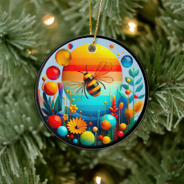 Colorful Glass Garden Art Ceramic Ornament  セラミックオーナメント