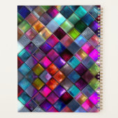 Colorful Glass Mosaic Tile Vibrant Geometric Multi プランナー手帳 (裏面)