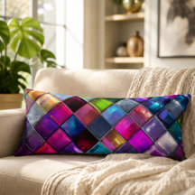 Colorful Glass Mosaic Tile Vibrant Geometric Multi