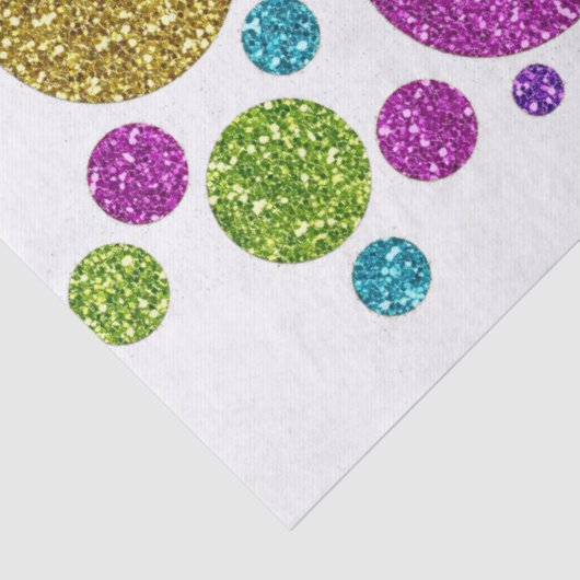Colorful Glitter Dots 薄葉紙 (詳細)