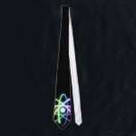 Colorful Glowing Atom - Cool Gifts ネクタイ<br><div class="desc">Atom - a cool design for all scientist types out there. A Perfect Gift for a Student or Teacher.</div>