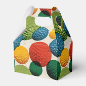Colorful Golf Ball Pattern フェイバーボックス (裏面サイド)