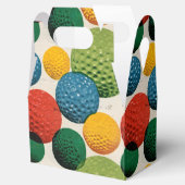 Colorful Golf Ball Pattern フェイバーボックス (オープン)