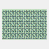 Colorful Golf Carts #1 ラッピングペーパーシート (正面2)