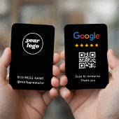 Colorful Google Review QR Code Minimal Business 
