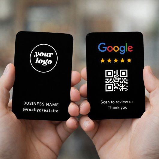 Colorful Google Review QR Code Minimal Business 