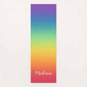Colorful Gradient Rainbow  ヨガマット (正面)