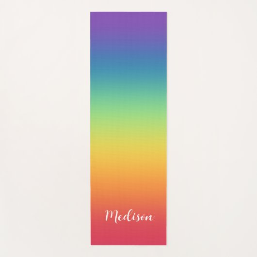 Colorful Gradient Rainbow  ヨガマット (正面)