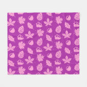 Colorful Graphic Nature Pattern フリースブランケット (正面(横))